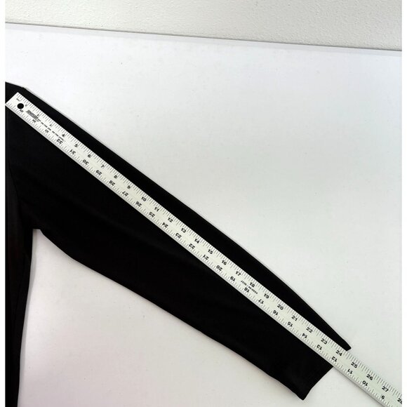 Original Anthony Tunic Top Size S Black Long Sleeve Asymmetric Stretch - Picture 6 of 13